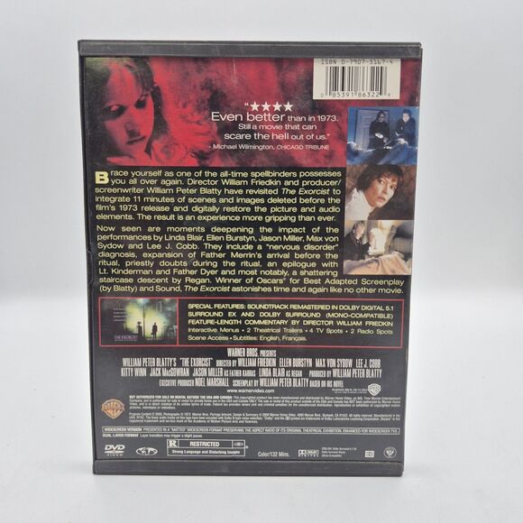 THE EXORCIST (The Version You've Never Seen) DVD  Linda Blair - Picture 2 of 4